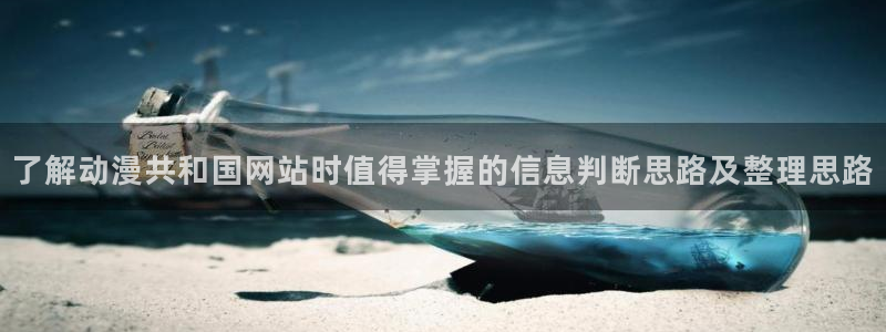 韩漫漫画在线网站:了解动漫共和国网站时值得掌握的信息判断思路及整理思路配图
