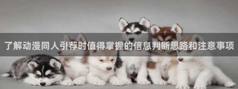 韩漫漫画大全排行:了解动漫同人引荐时值得掌握的信息判断思路和注意事项配图